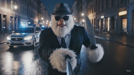 Gangster Yeti Gruß (Deutsch)