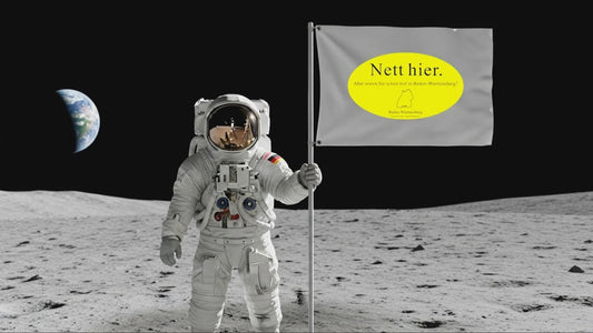 Astronaut Gruß (Deutsch)
