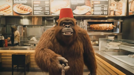 Döner Kebab Yeti Gruß (Deutsch)