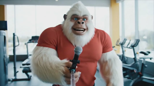 Fitness Yeti Gruß (Deutsch)